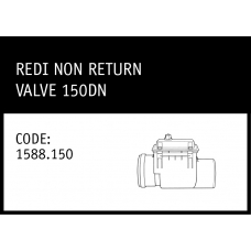 Marley Rubber Ring Joint Redi Non Return Valve 150DN - 1588.150